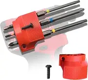 1set Magnetic Bit Holder for Milwaukee M12 GEN3 Impact Driver and Drill - Tool Holder Red