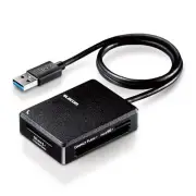ELECOM Card Reader SD microSD MS CF Ultra High Speed ​​Type USB3.0 Cable Length