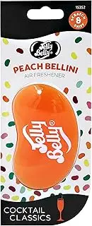Peach Bellini Jelly Belly 3D Air Freshener Car Van Home Sweet Smell Cocktail