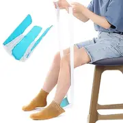 Sock Aid Kit,Sock Helper-Easy on,Easy Off Tools for Seniors, Donner for Elderly, Senior, Pregnant, Diabetics - Pull Up Assistance Help, Pulling Assist Device,S