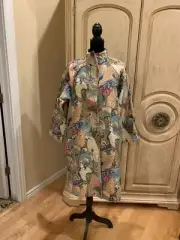 Johnny Was Biya Multi Avifauna Jacquard Coat XL NWT
