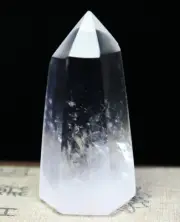 Natural Pure Clear Quartz Crystal Stone Tower Obelisk Wand Point Reiki Healing