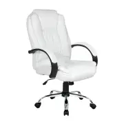 Executive Office Gaming Leather Chair - White