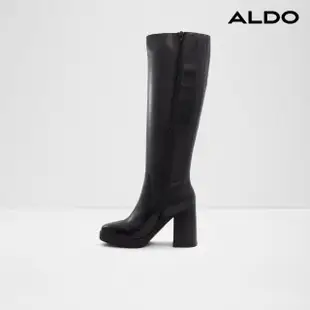 【ALDO】EQUINE-嚴選俐落極簡時尚長靴-女靴(黑色)