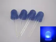 50pcs, 10mm Blue Round Top Diffused LED Leds 5000mcd 2-pin Bulb Light Lamp New