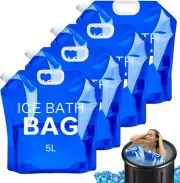 Pdpdoc 4 Pack Ice Bath Bags, Cold Plunge Ice Bath Accessories, Ice Baths at H...