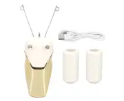 Electronic Thread Hair Epilator Led Usb Rechargeable Trimming Beauty Hair Removal Epilator For Neck Yellow