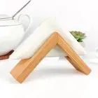 Nordic Style Wooden Napkin Holder Napkin Rack Stand Table Storage Napkin