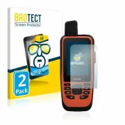 Garmin GPSMAP 86i Hand Held , 2x BROTECT® HD-Clear Screen Protector Hard coated