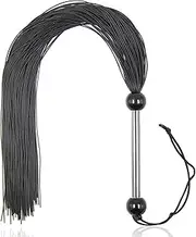 Sex Bondage 51CM Silicagel Spanking Paddle Tassel Horse Whip With Handle Flogger Whips 51cm Riding Whips for Couples on Bed Restraints Toys