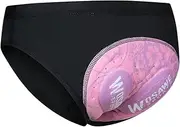 [Dickly] Women Underwear Ladies Shorts Pants 3D Silicone Padded Bicycle Briefs for Biker Biking