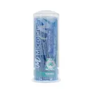 Microbrush MRB400 Tube Series Bendable Micro Applicators Regular Blue 400/Pk