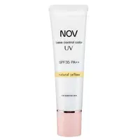 在飛比找松果購物優惠-NOV娜芙 潤色防曬隔離霜SPF35 ．PA++(檸黃)30