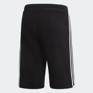 【adidas 愛迪達】3-stripe Short 男 短褲 運動 休閒 舒適 柔軟 棉質 愛迪達 黑(DH5798)
