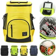 Sunflora Picnic Backpack for 4, Complete Set with Insulated Cooler & Waterproof