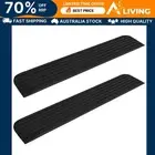 Threshold Ramps 2 pcs 110x21x2.5 cm Rubber Heavy Duty Wheelchair Access Ra 50971
