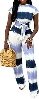 [RISCUYY] 2 Piece Sets for Women Going Out Stretchy Crop Top and Pants Club Outfits for Women 2025