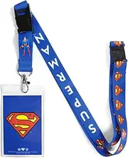 Ata-Boy DC Comics Superman Reversible Lanyard with Breakaway Clip and ID Holder