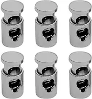 Wsymxuo Set of 6 Metal Barrel Cord Lock Ends for Drawstrings and Shock Cords