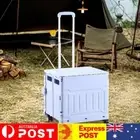 Outdoor Folding Wagon Adjustable Foldable Trolley for Sports Shopping Camping
