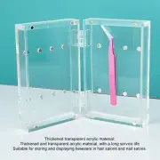 Tweezer Holder Stand 8 Hole Thickened Acrylic Magnetic Transparent Eyelash E CHW