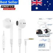 Comfort-Fit Wired Earphones for iPhone & Android - Tangle-Free & Sound Isolating