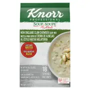 Knorr Professional Soup du Jour Clam Chowder Soup Mix, 27 ounce, 4 Per Case