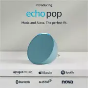 Amazon Teal Echo Pop Smart Assistant Wifi Full Sound Compact Speaker With Alexa