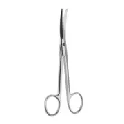 3 KAYE Facelift Scissors, 7", Curved, Dble Bvld Blades, 1 Srtd Blade, Blunt Tips