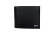 Lacoste Men's FG Billfold Leather Wallet in Black NH1112FG