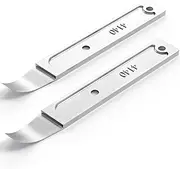 Kathleno 4140 Pry Tool, Pry Bar Trim Removal Tool Pry Tool, Pocket Mini Pry Bar, Door Panel Removal Tool, Removing Auto Trim Interior and Exterior Parts for Planes (2 Pack)