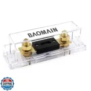 Baomain ANL Fuse Holder Kit with 120A Fuse – for Car Audio and 12V/24V System