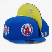 New Era Los Angeles Angels Kool Aid Pack 59FIFTY Hat With 1989 All-Star Patch