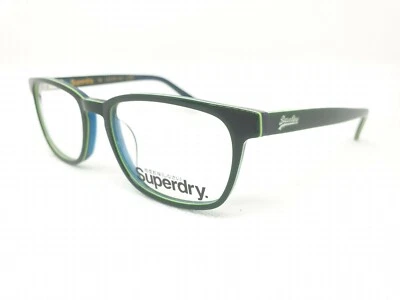 Superdry Green Plastic Eyeglasses Quinn 107 New Soft Case