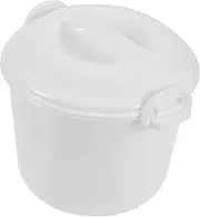 FELTECHELECTR Efficient Cooking in Microwave l Rice Cooker Lid Collapsible Food Container Rice Cooker for Office Travel