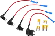 MAGICLULU 1Set Fuse Tap Inline Blade Fuse Holder Kit Easy Install Additional Circuit for Automotive Construction for Enhanced Conductivity Compatible with Systems