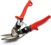 Crescent 9-1/4" Metalmaster Offset Straight and Left Cut Aviation Snips - M6R ,