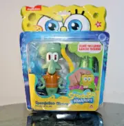 SPONGEBOB SQUAREPANTS Slimeez-SpongeBob Squidward Figure With Slime NEW