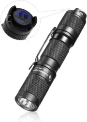 Tool AA 2.0 EDC Flashlight, 650 Lumens, 5 Modes, IP68 Waterproof LED Torch