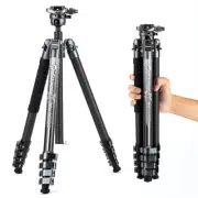[New] Fotopro Carbon Fiber Tripod 160CM Panoramic Ball Head 1.14KG Compact