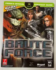 Brute Force Official Game Strategy Guide w/ Giant Poster Xbox Prima Games