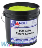 Triangle Ink 900-3310 Flouro Lemon screen printing plastisol ink 1 Quart (946ml)