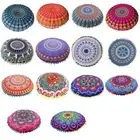 Mandala Round Floor Case Indians Pillow Bohemian Cover Cushion Pillow Throw Case