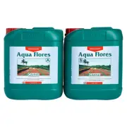 CANNA AQUA FLORES A&B 2X5L FRESH IN DATE HYDROPONIC BLOOM FLOWER NUTRIENTS