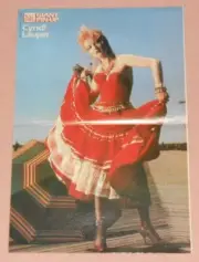 CYNDI LAUPER - Australian “TV WEEK” Fold-Out Poster 1984 Red Dress