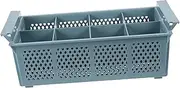 Yardenfun Household Dishwasher Basket with Compartments Cutlery Storage Box for Kitchen Capacity Organizer for Dishes and Utensils Neat and Clean Design Grey