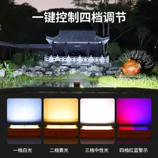 超亮擺攤燈夜市燈led充電式太陽能照明燈泡戶外便攜式工地投光燈