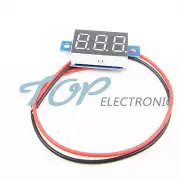 Red LED Panel Meter Mini Lithium Battery Digital Voltmeter DC 3.3V - 17V