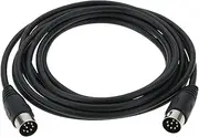 SING F LTD 8 Pin DIN Male to DIN 8 Pin Male Cable Signal Connection Wire Length 3M Compatible with Olufsen Beolab Compatible with B&O Audio System and TV, Black