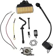 1set Carburetor Ignition Coil F Gasket Tube Kit Fit for MS 250C 021 023 025 Chainsaw WT-286 Garden Power Tool